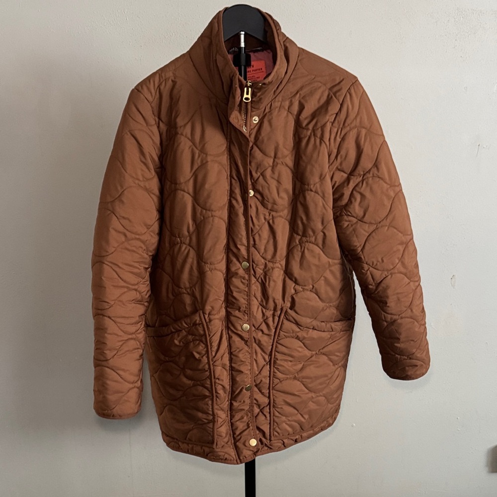 J. Crew Women’s Quilted Signature Puffer